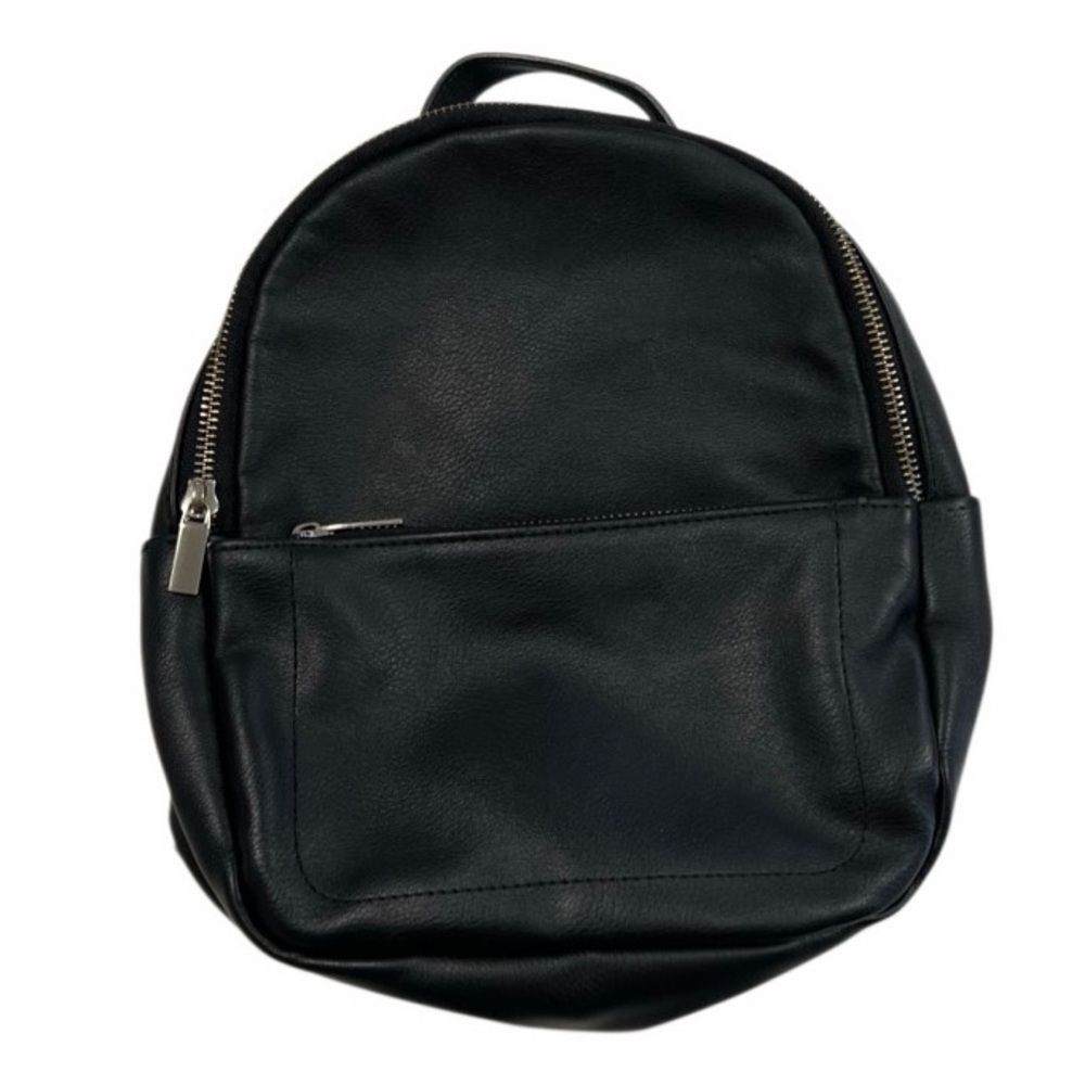 Wild Fable Black Leather Mini Backpack